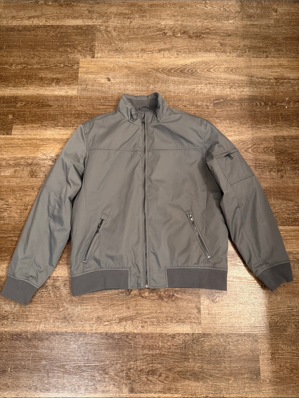 Banana Republic Men's Gray Bomber Jacket